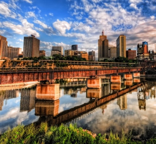 River in Saint Paul Minnesota